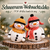 Schneemann-Weihnachtsdeko – PDF-Häkelanleitung