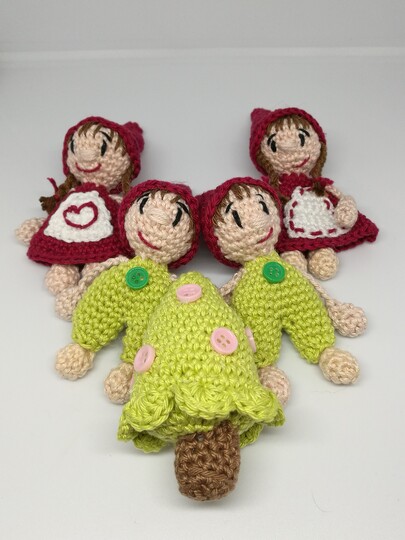 Weihnachtliches Wichtel Mobile