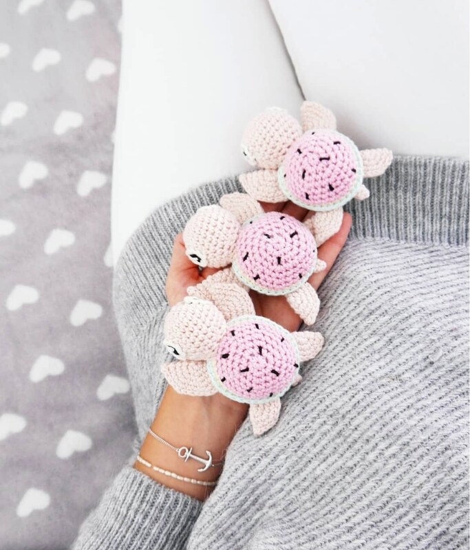 Häkelanleitung kleine Schildkröte