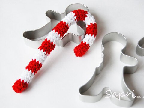 Häkelanleitung große und kleine Zuckerstangen