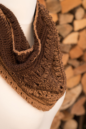 Häkelanleitung für den Herbstloop "Herbstlaub"