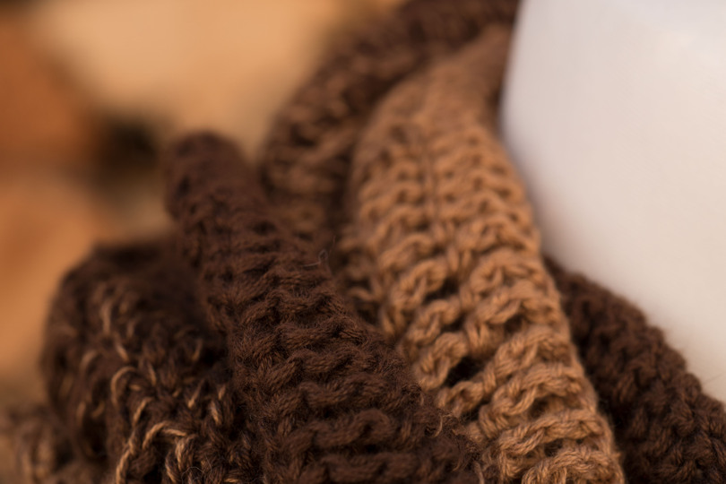 Häkelanleitung für den Herbstloop "Herbstlaub"