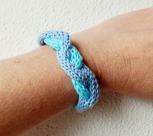 Elastic Knitted Bracelets · A Braided Bracelet · Knitting on Cut Out + Keep