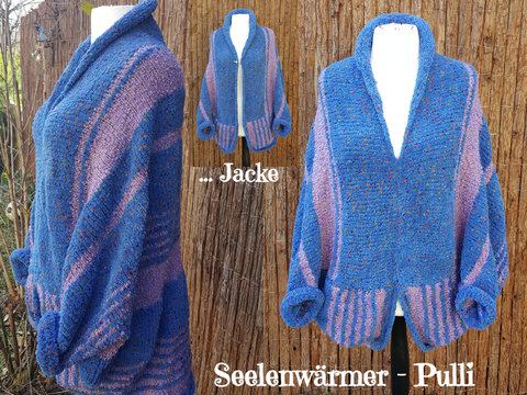 Seelenwärmer Pullover oder Jacke "Ida"