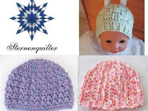 Sparset1! Häkelanleitungen für 3 Mützen