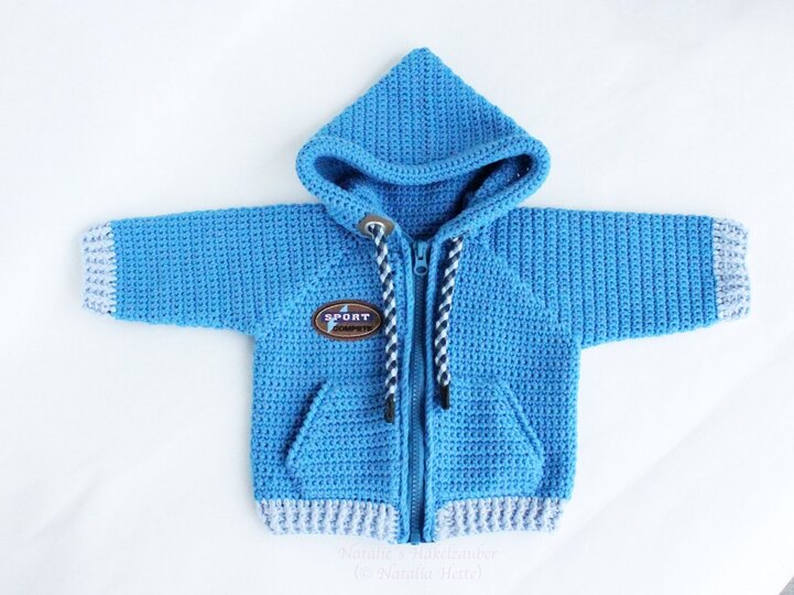 Jacket for babies/children "Sport" (raglan), size 1 m.-8 y.