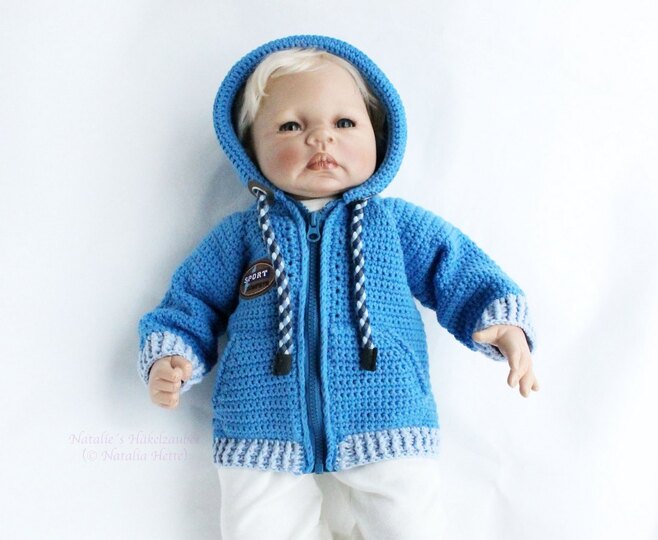 Jacket for babies/children "Sport" (raglan), size 1 m.-8 y.