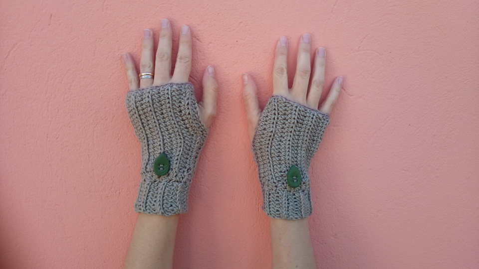 Fingerlose Handschuhe Elena -Fingerless crochet gloves Elena