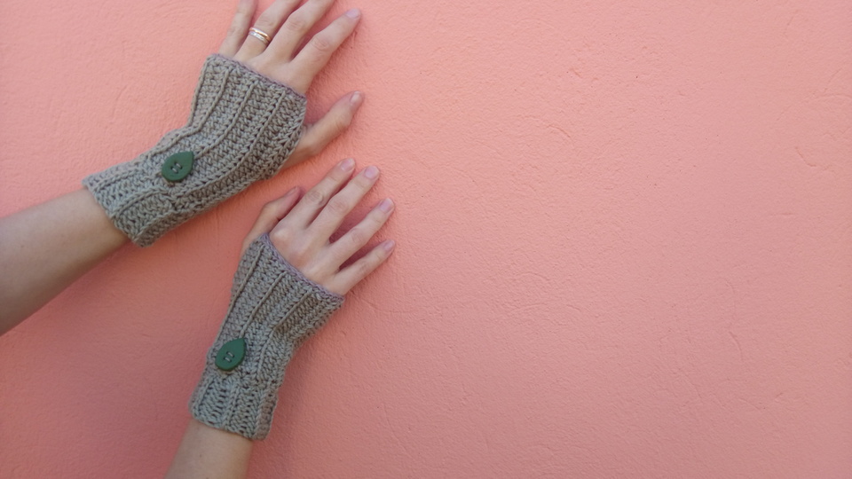Fingerlose Handschuhe Elena -Fingerless crochet gloves Elena