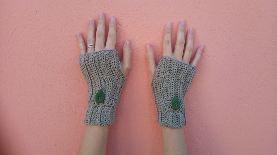 Fingerlose Handschuhe Elena -Fingerless crochet gloves Elena