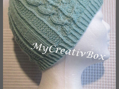 Mütze "Lichtspiel" Ku 54-58, gestrickt