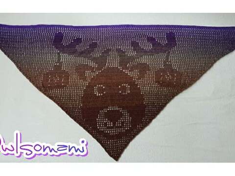 Motivtuch "Herr Renowski", Häkelanleitung