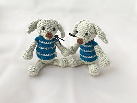 Häkelanleitung für Anhänger Wuff