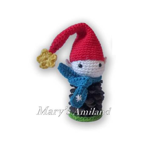 Pine Cone Elf - Amigurumi Crochet Pattern