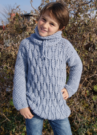 Häkel-Set Pullover/Rolli/Beanie COOL KIDS (134 - XL / Kinder- bis Erwachsenengrößen) - Bild 2