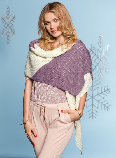 Gestricktes Schultertuch Vivica