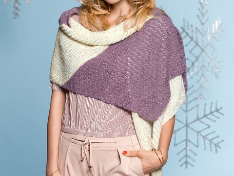 Gestricktes Schultertuch Vivica