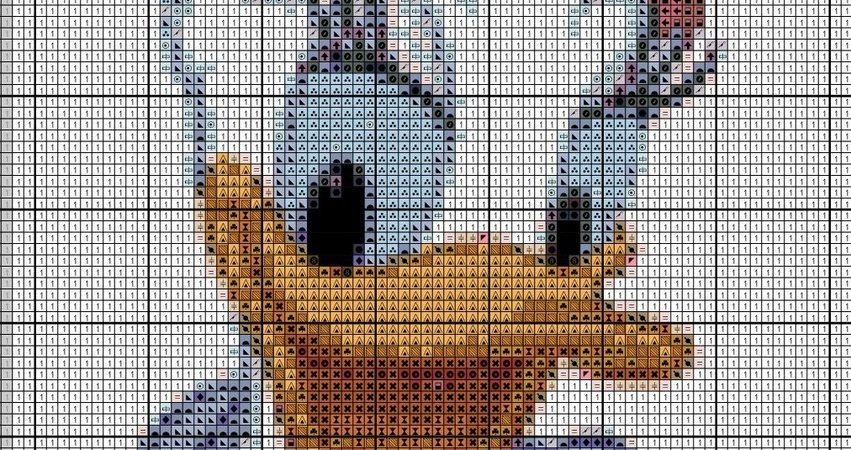 Cross Stitch Stitches Chart