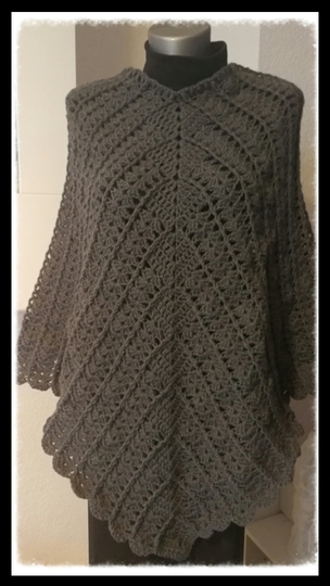 Poncho NO.2 Häkelanleitung