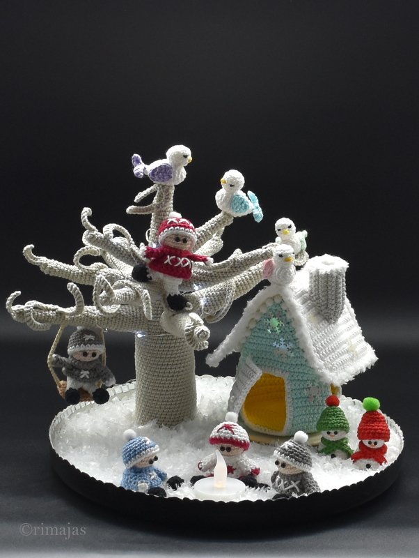 Häkelanleitung "Das Winterzauberland" Dekoidee! - Bild 5