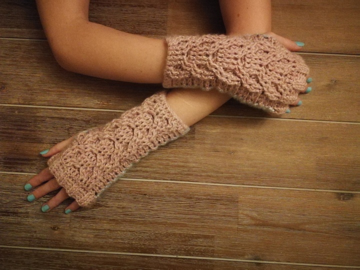 Häkelanleitung Armstulpe Rosalie