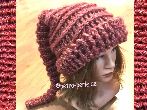 einfache  Zipfelmütze "Eleganze"