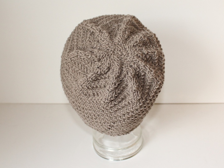 Strickanleitung Spiralmütze unisex, Beanie Männer / Frauen, KU 54 - 60 cm, Wendemütze