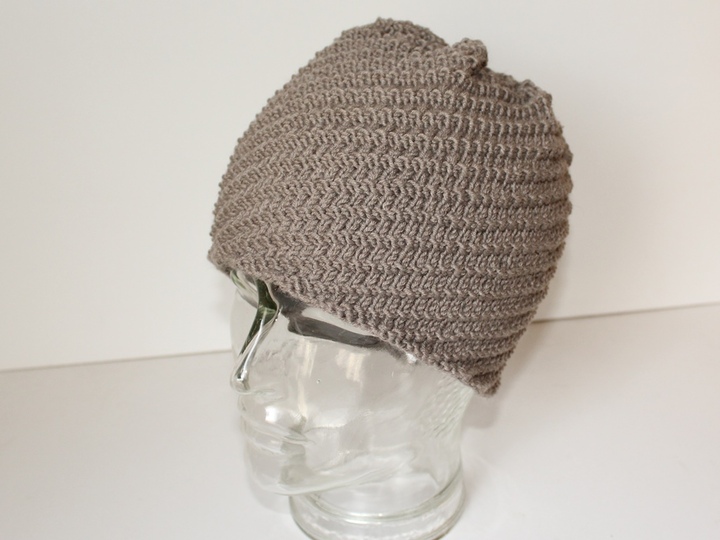 Strickanleitung Spiralmütze unisex, Beanie Männer / Frauen, KU 54 - 60 cm, Wendemütze