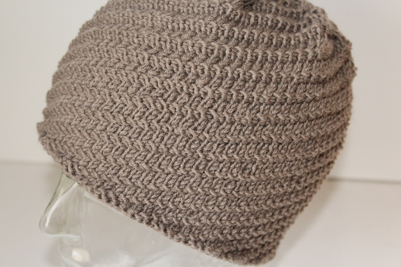 Strickanleitung Spiralmütze unisex, Beanie Männer / Frauen, KU 54 - 60 cm, Wendemütze