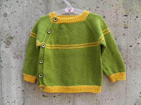 Anleitung Schlüttli, dünnere Wolle, Gr. 80