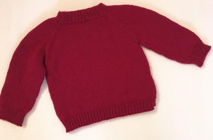 Anleitung Schlüttli, dünnere Wolle, Gr. 50/56