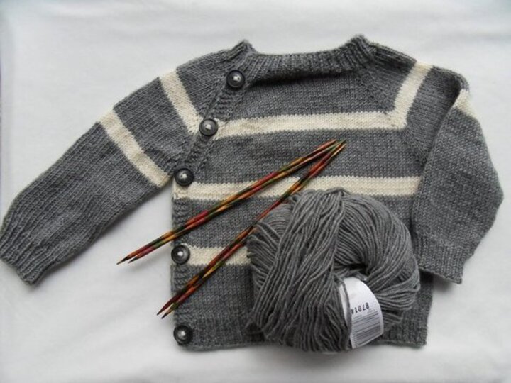 Anleitung Schlüttli, dünnere Wolle, Gr. 50/56