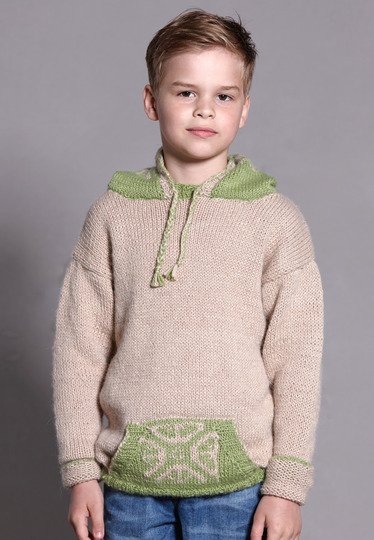 Strickanleitung Kapuzenpulli Gerome