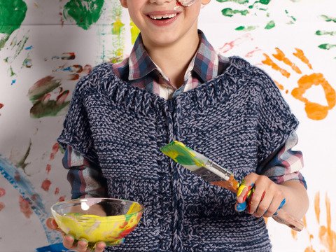 Strickanleitung Zipper-Weste Basil