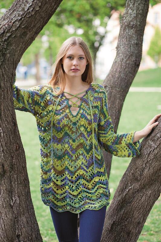 Häkelpulli im Wellenmuster - Bild 2