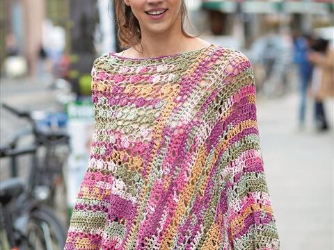 Häkelanleitung Poncho