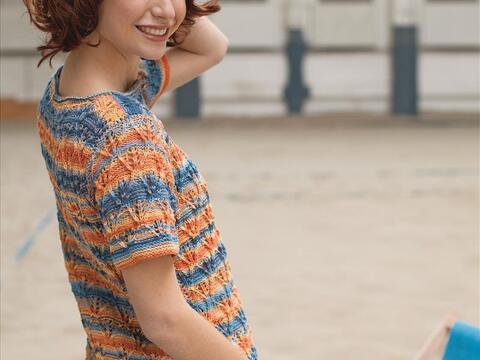 Strickanleitung Ajourmusterpulli