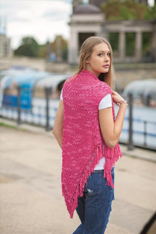 Strickanleitung Dreiecktuch-Weste