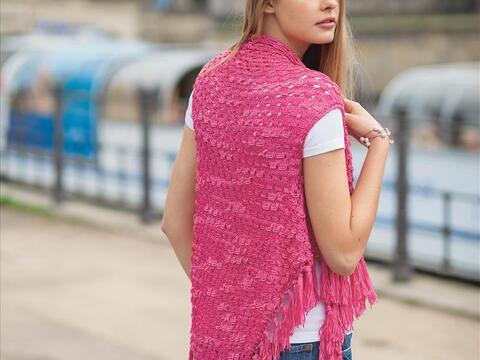 Strickanleitung Dreiecktuch-Weste