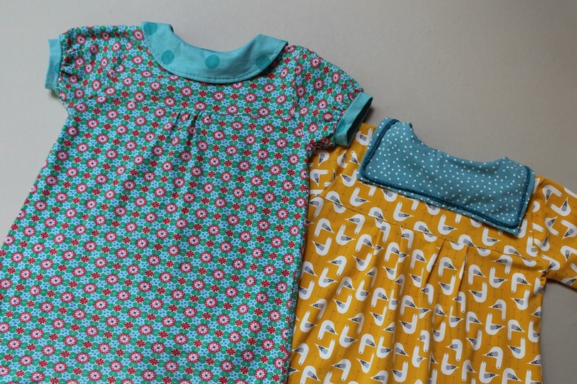 Rita Mädchenkleid im Retrostil Gr. 80-140