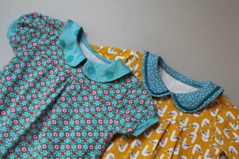 Rita Mädchenkleid im Retrostil Gr. 80-140