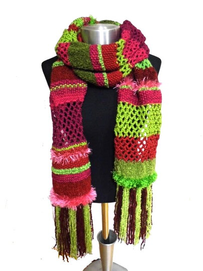 Häkelanleitung * eXtralanger Schal * HäkeL- StricK- MateriaL MiX * Strickanleitung