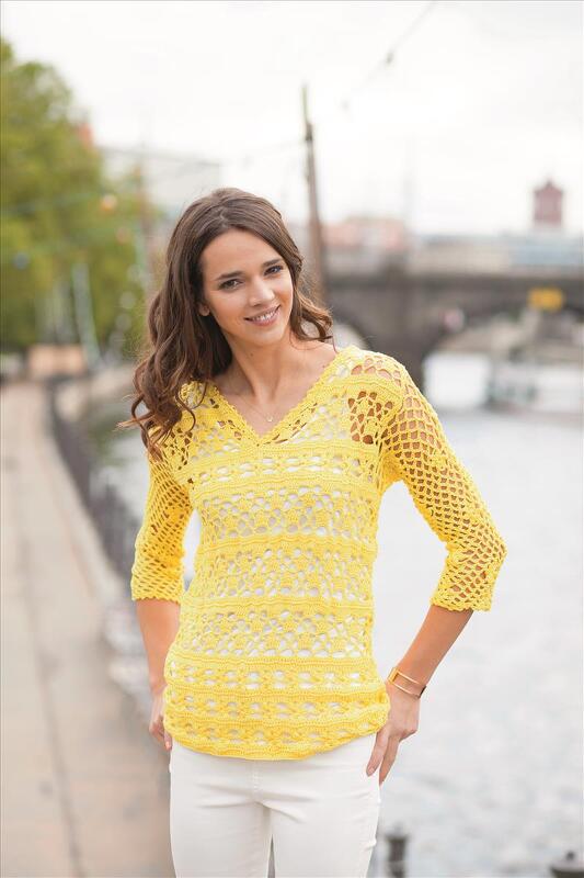 Häkelpulli mit Blütenmuster - Bild 2