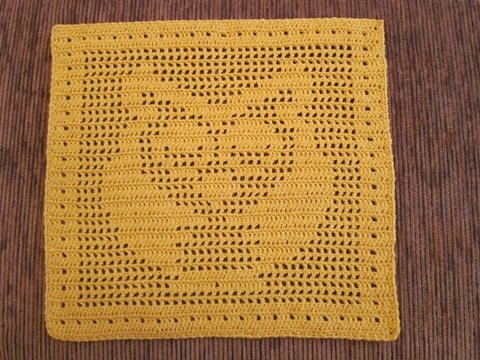 Häkelanleitung für Platzdeckchen # Eule #