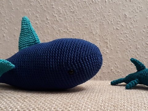 Wal Dolly und Delphin Lucy