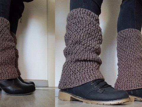 Häkelanleitung Stulpen für Beine für alle Größen