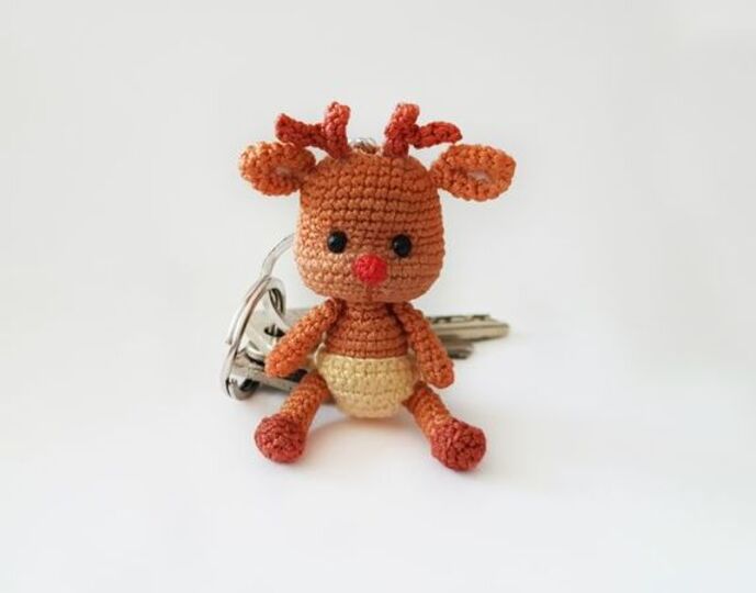 Sparset! Häkelanleitung Schlüsselanhänger, Taschenbaumler