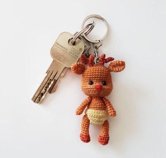 Sparset! Häkelanleitung Schlüsselanhänger, Taschenbaumler