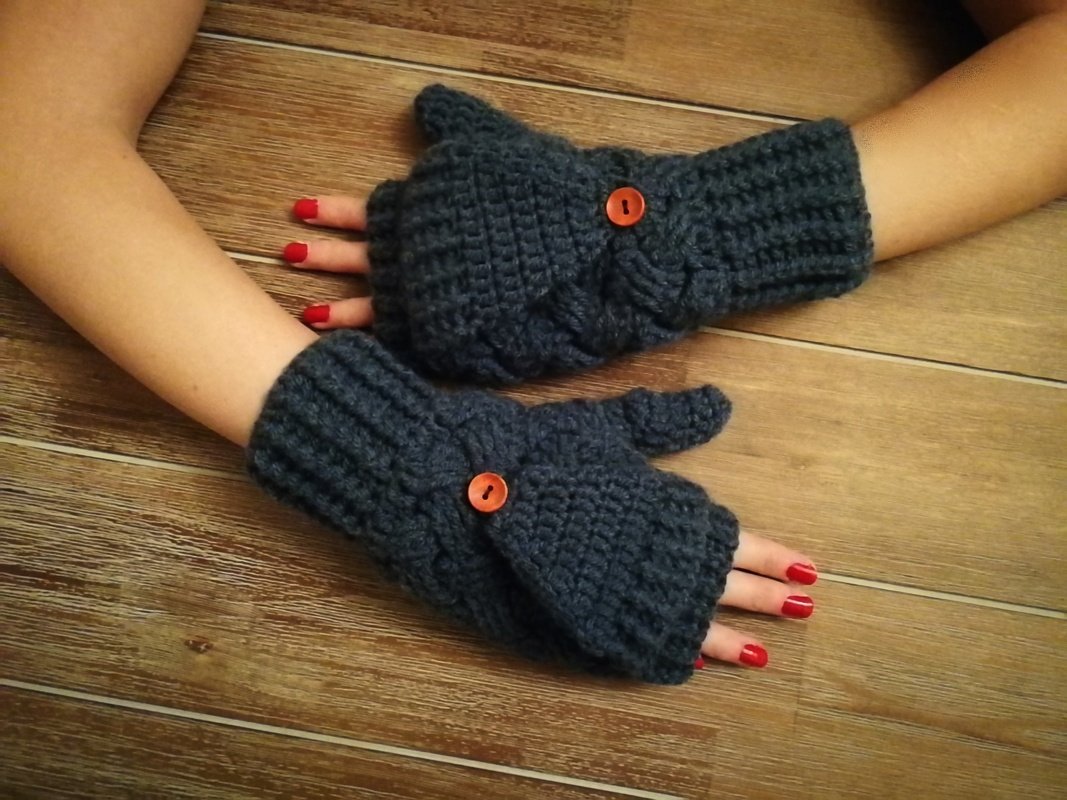 Häkelanleitung Stulpe "praktisch verpackt" - Bild 3