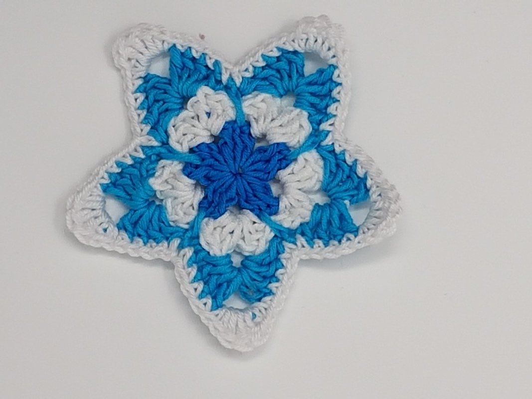 Häkelanleitung kleiner Stern